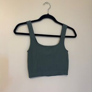 Zara Ribbed Crop Top Tank